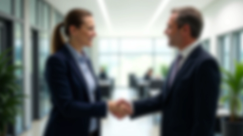 Due professionisti in una discussione commerciale italiana